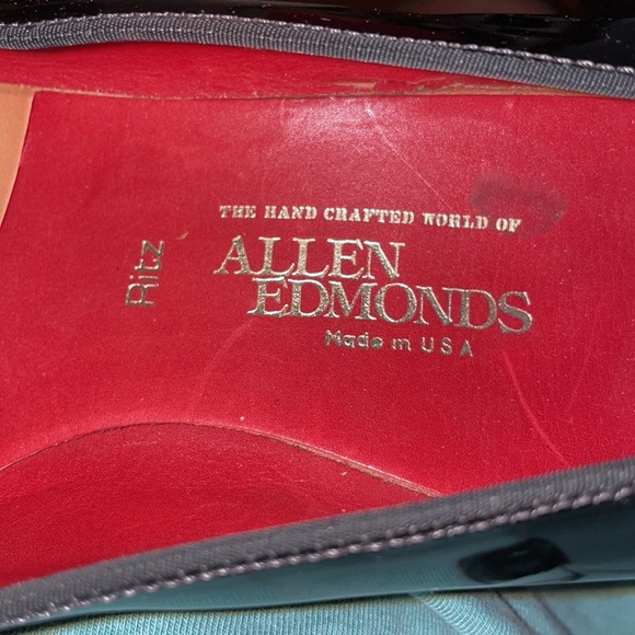 Cool BOW change plum brown Allen Edmonds black shoe tuxedo prom ballroom patent - Picture 5 of 6